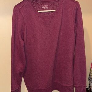 Tek Gear Women's Maroon Crew Neck Sweater